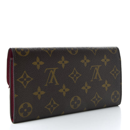 Louis Vuitton Monogram Emilie Wallet Fuchsia 3 of 7