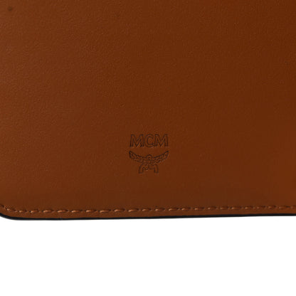 MCM Visetos Chain Wallet Crossbody Cognac 6 of 8