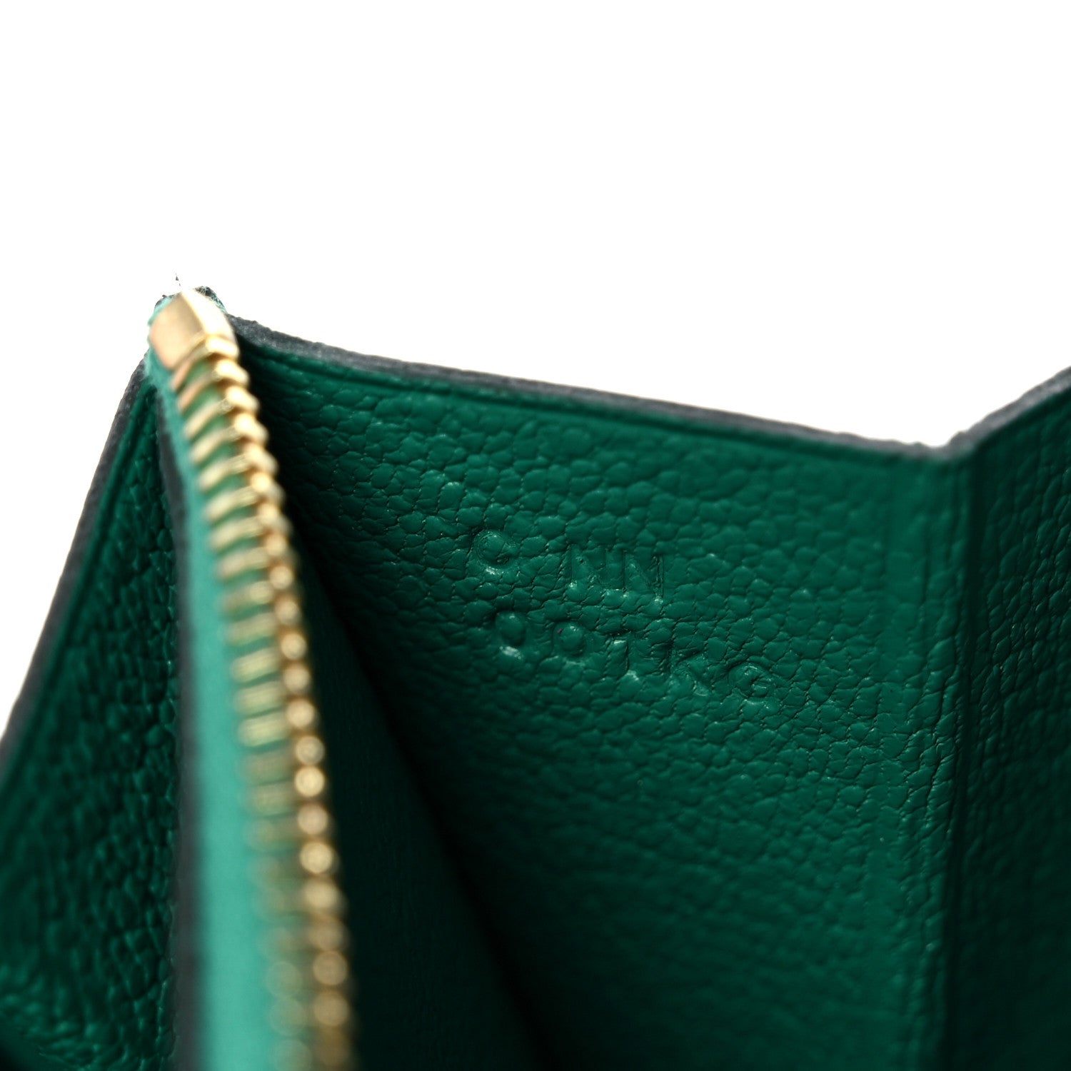 Hermes Evercolor Constance Short Wallet Vert Vertigo 7 of 9
