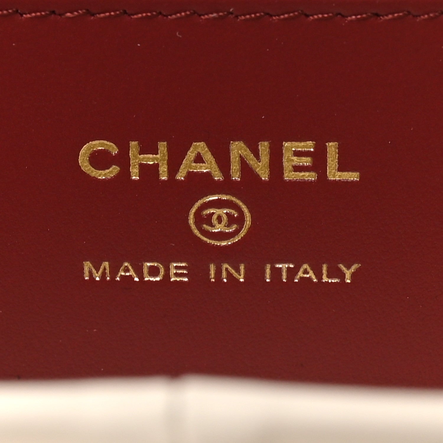 Chanel Shiny Caviar Preppy Coco Long Vanity With Strap White 6 of 11