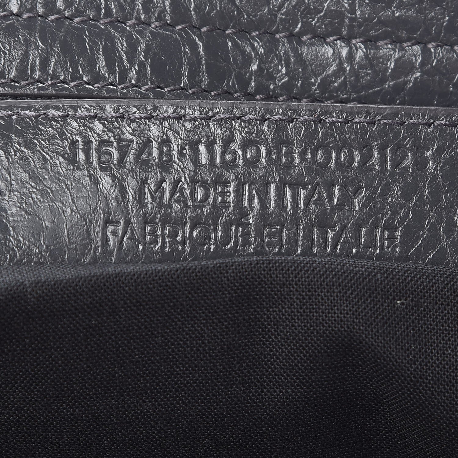 Balenciaga Agneau Classic Silver Hardware City Gris Fossile Anthracite 8 of 12