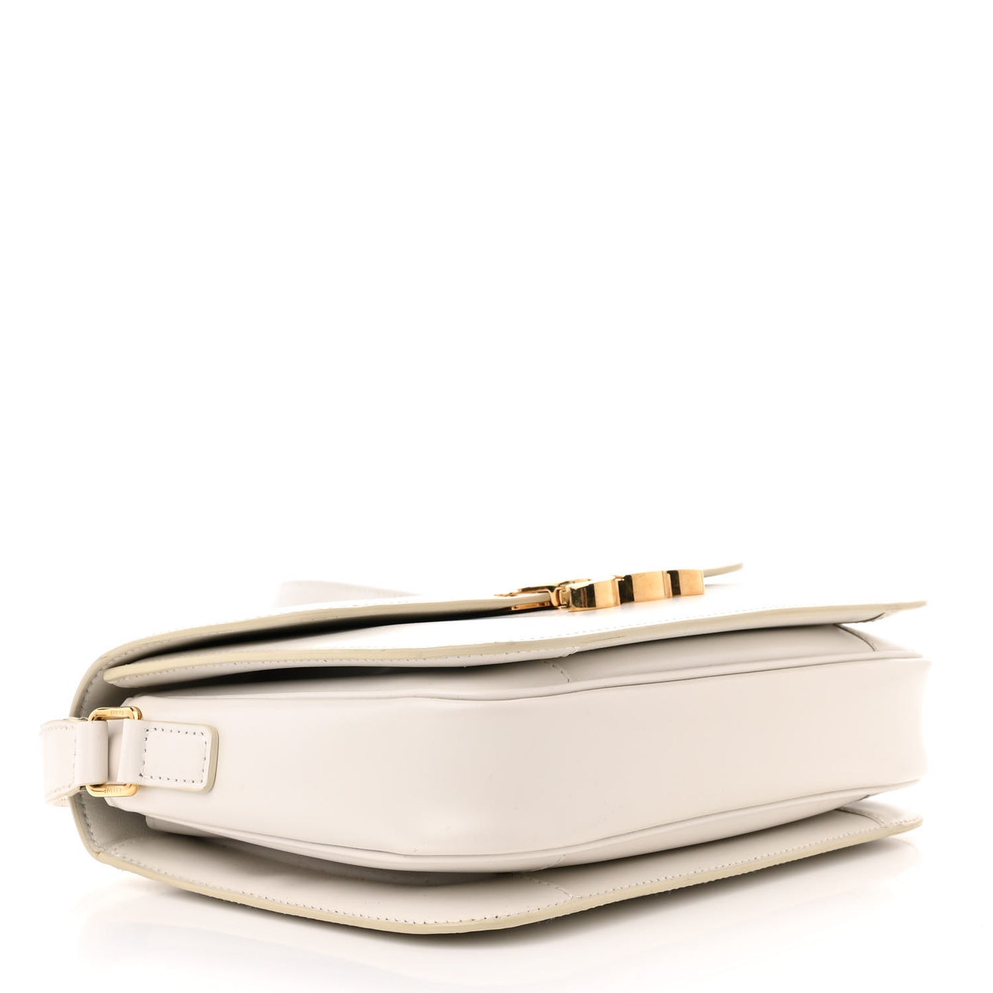 Shiny Calfskin Medium Triomphe White