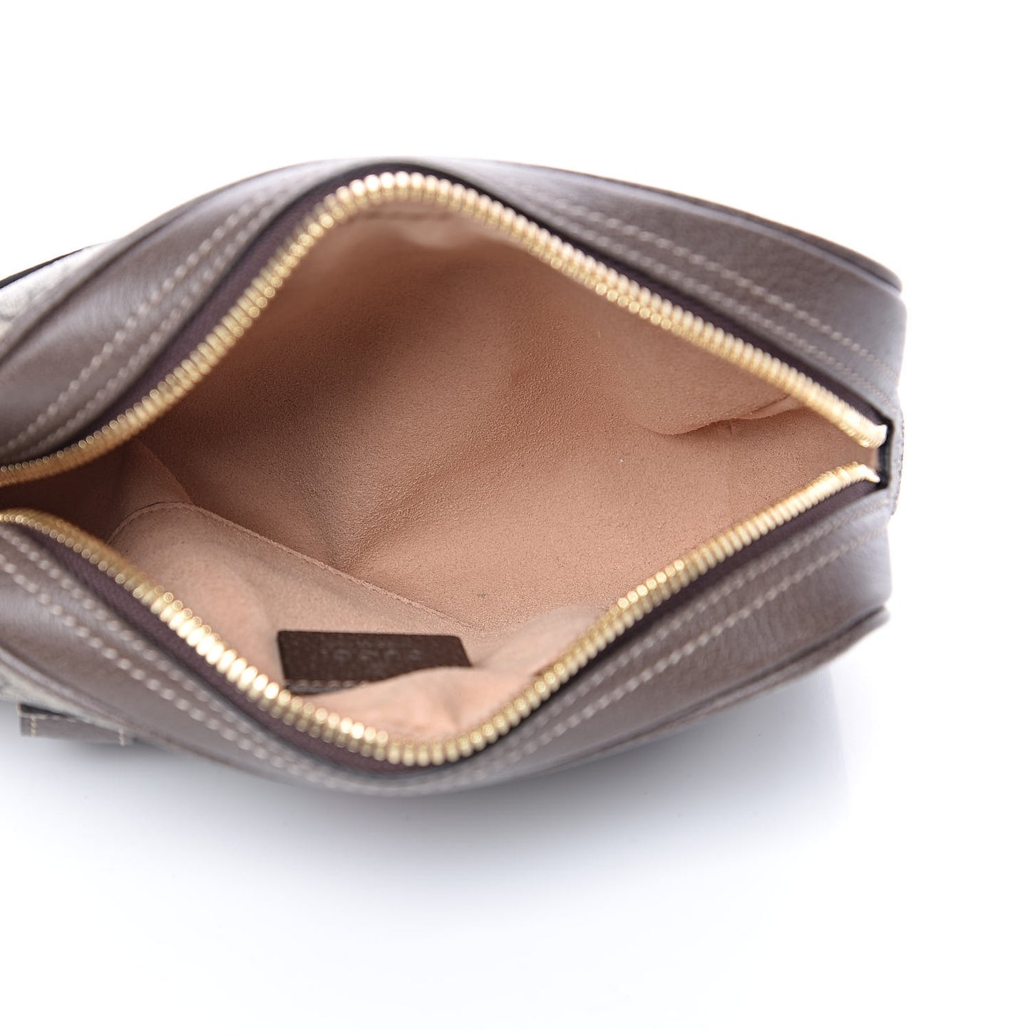 GG Supreme Monogram Small Ophidia Belt Bag Dark Brown