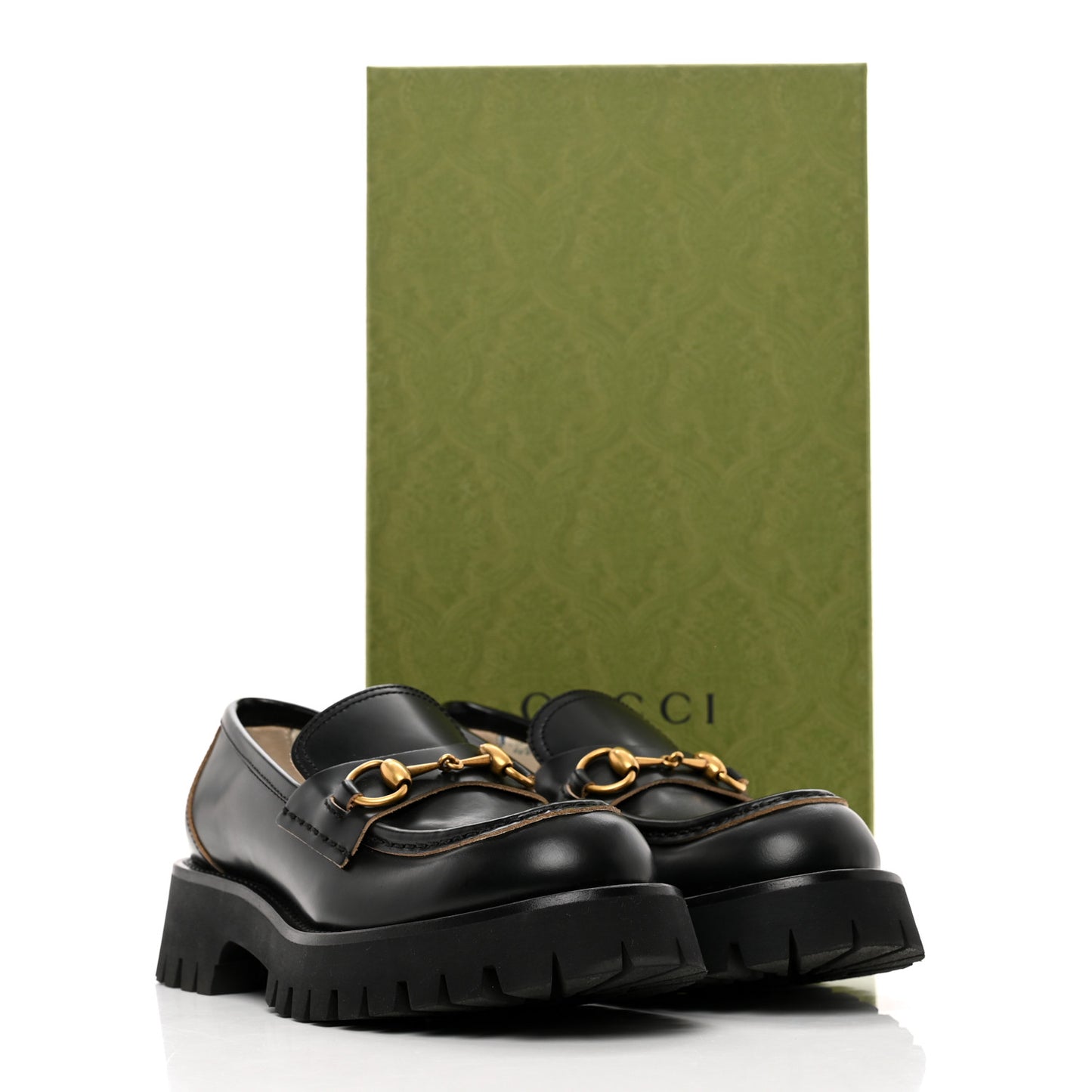 Cordovan Lux Womens Harald Horsebit 25mm Platform Loafers 37 Black