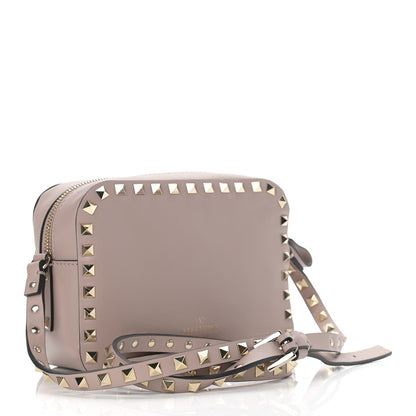 Valentino Garavani X UNDERCOVER Calfskin Rockstud Rose Print Camera Crossbody Bag Poudre 3 of 8