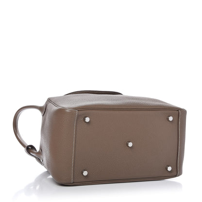 Hermes Taurillon Clemence Lindy 30 Etoupe 4 of 11