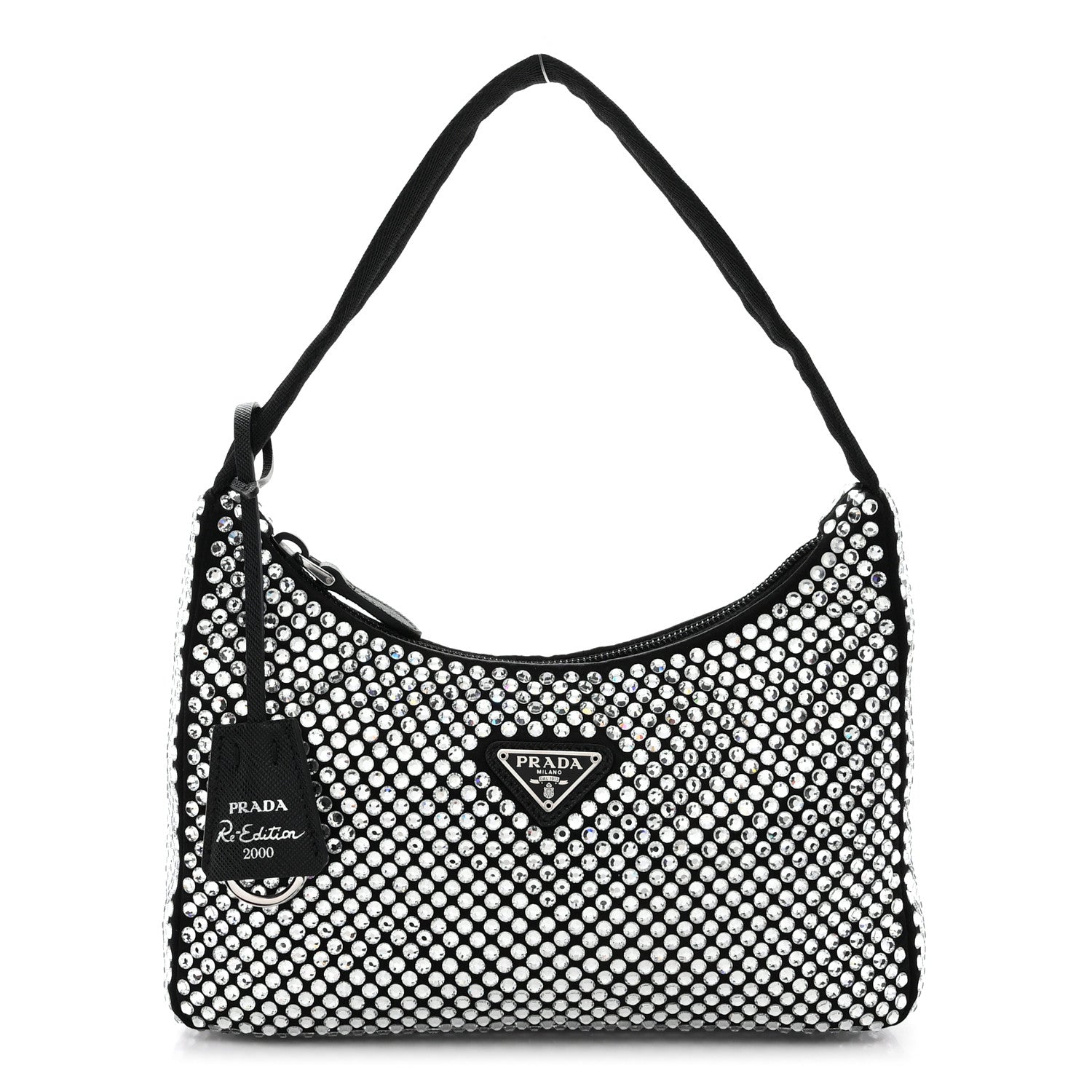 Prada Satin Crystal Mini Re-Edition 2000 Bag Cristal 1 of 10