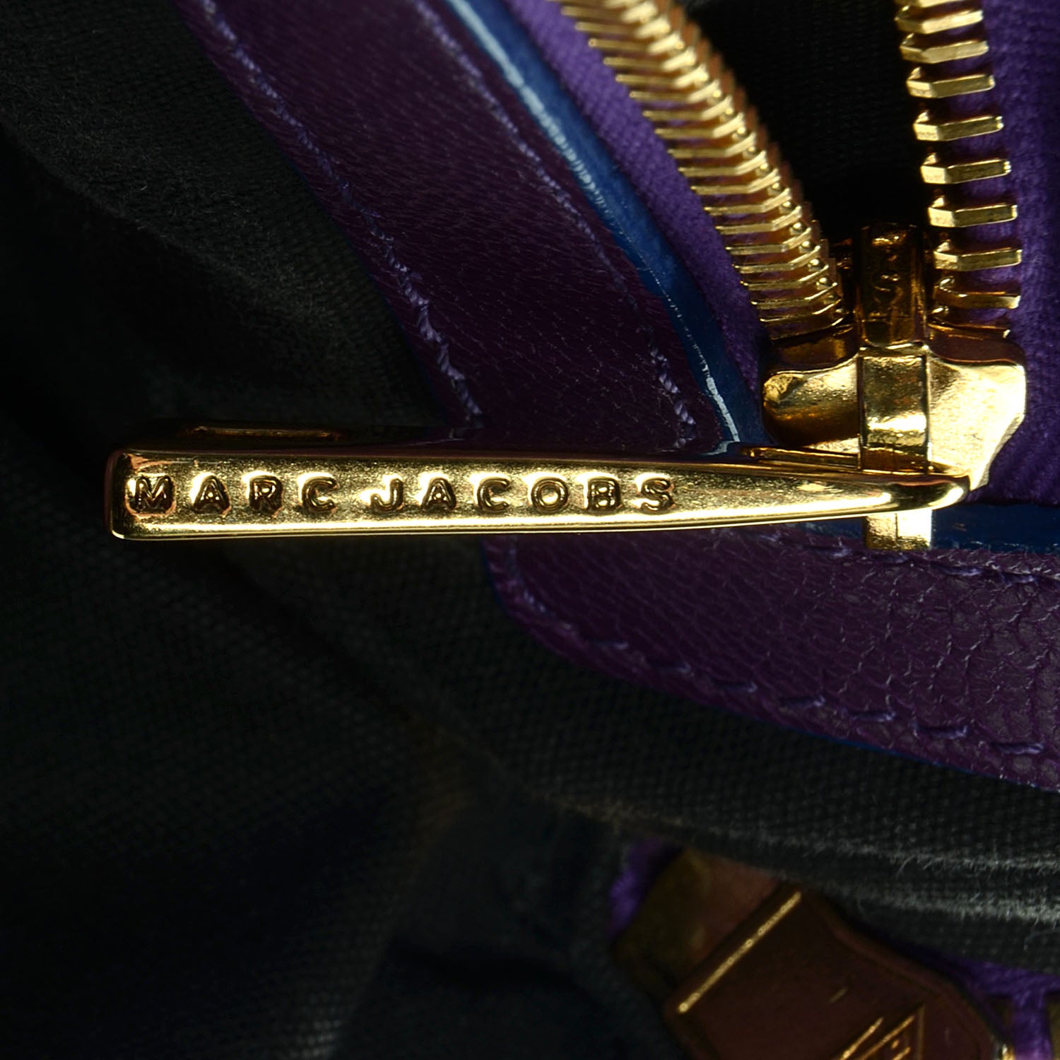 Marc Jacobs Leather Stardust Cecilia Purple 10 of 10