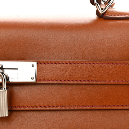 Hermes Tadelakt So Flash Kelly Retourne 35 Fauve Rubis 11 of 11