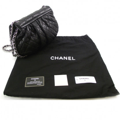 Chanel Lambskin Chain Around Large Messenger Bag Black 3 of 12