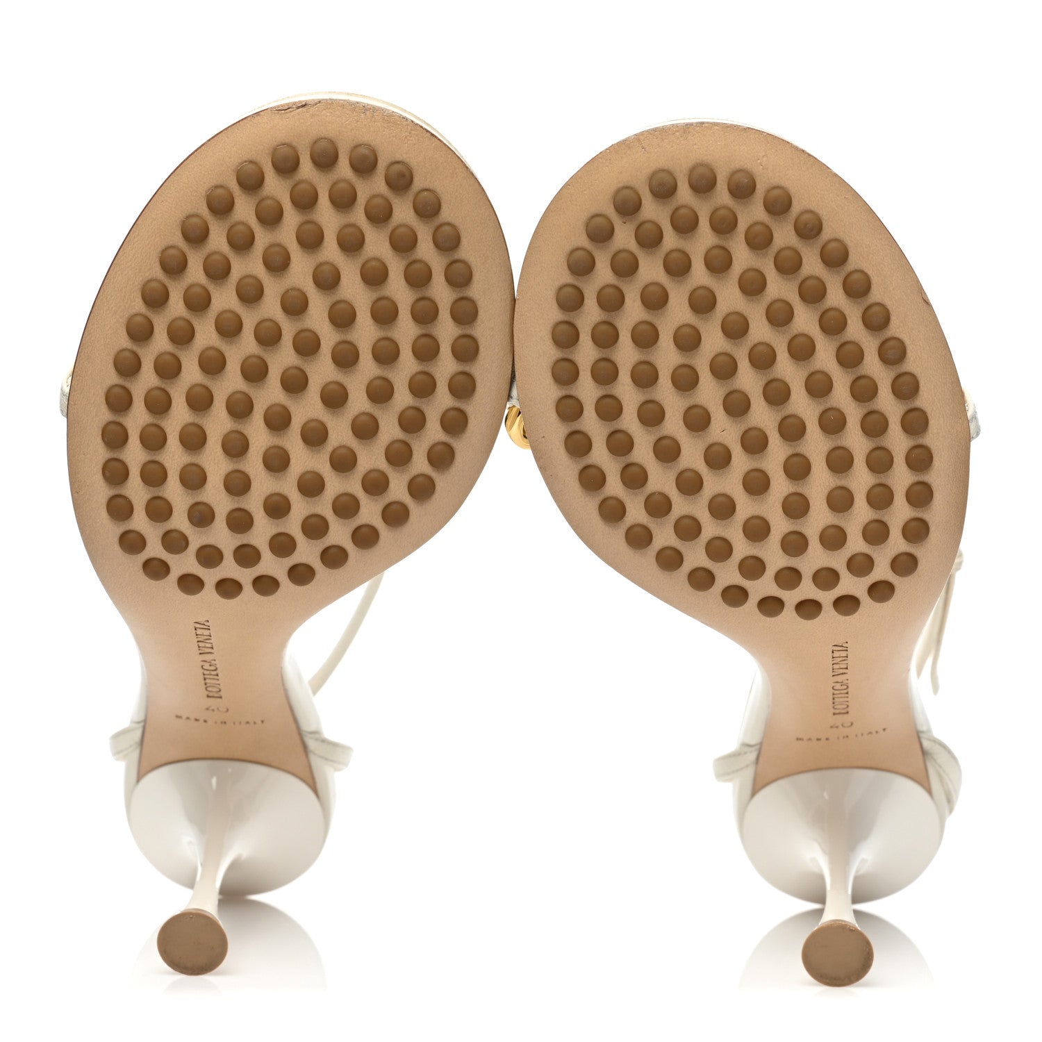 Bottega Veneta Lambskin Dot 90mm Sandals 40 String 5 of 11
