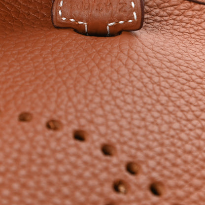 Hermes Taurillon Clemence Evelyne TPM Gold 9 of 12