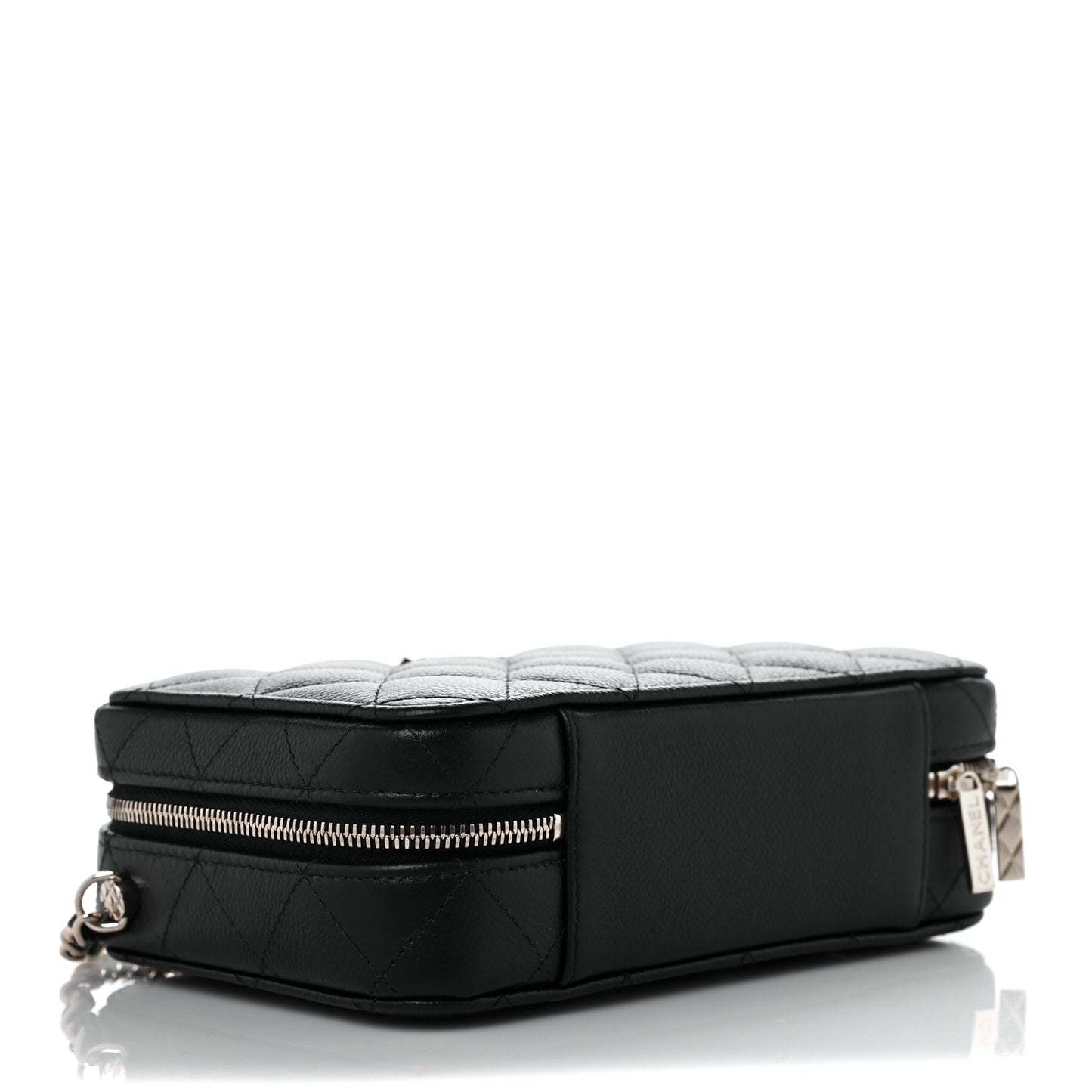 Caviar Quilted Vanity Case Black