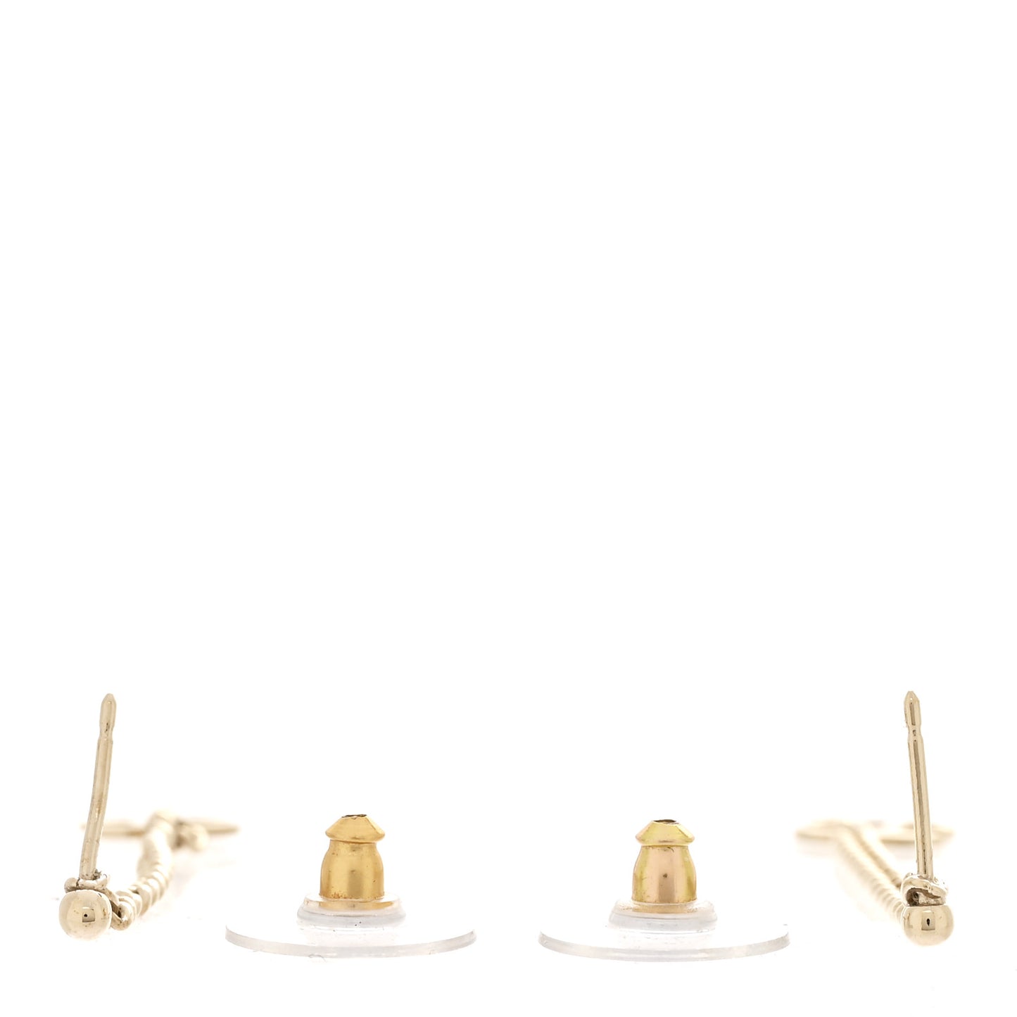 CC Long Drop Earrings Gold