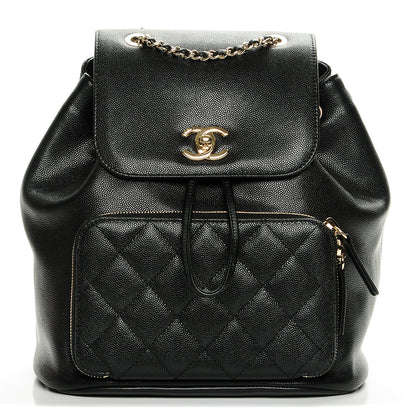 Chanel Caviar Quilted Business Affinity Backpack Black 1 of 7