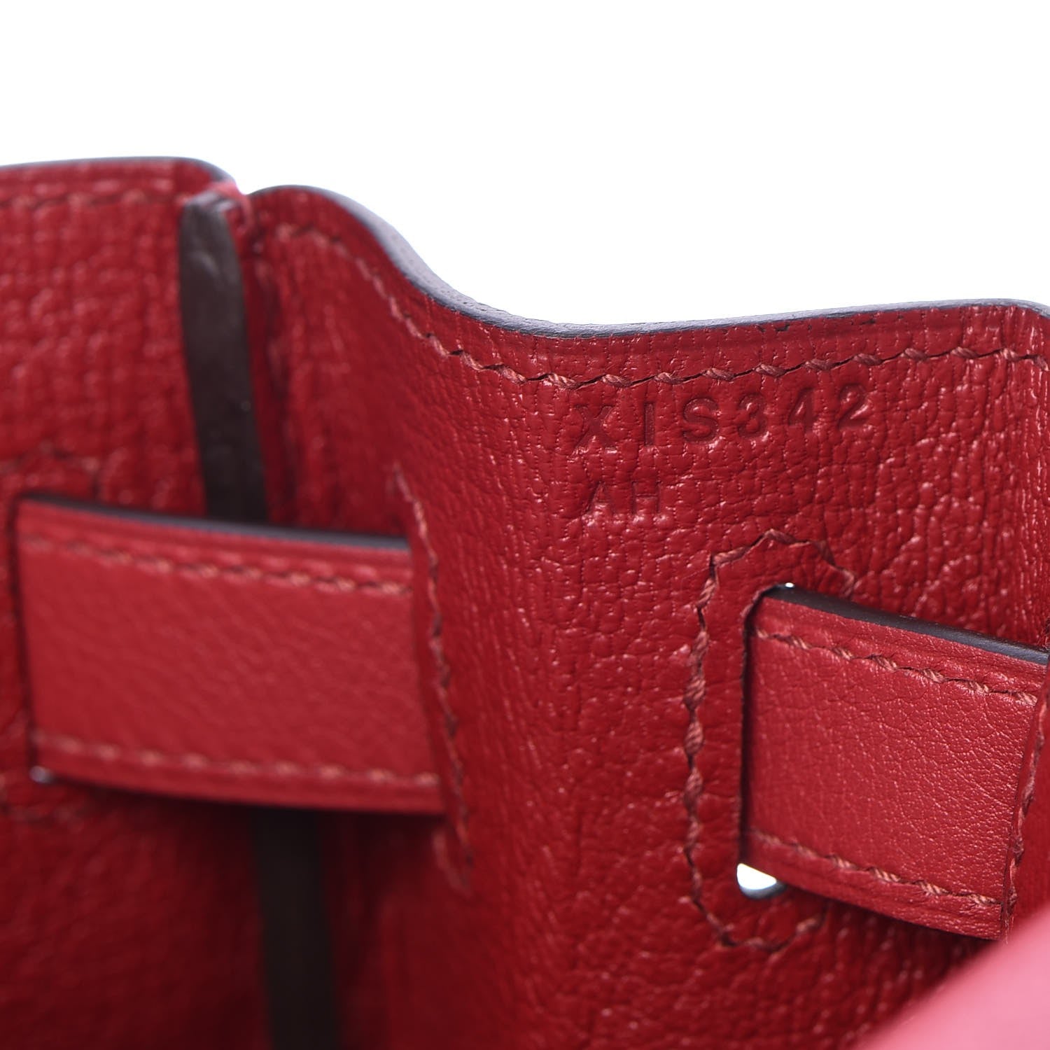 Hermes Evercolor Kelly Retourne 28 Rouge Grenat 10 of 35