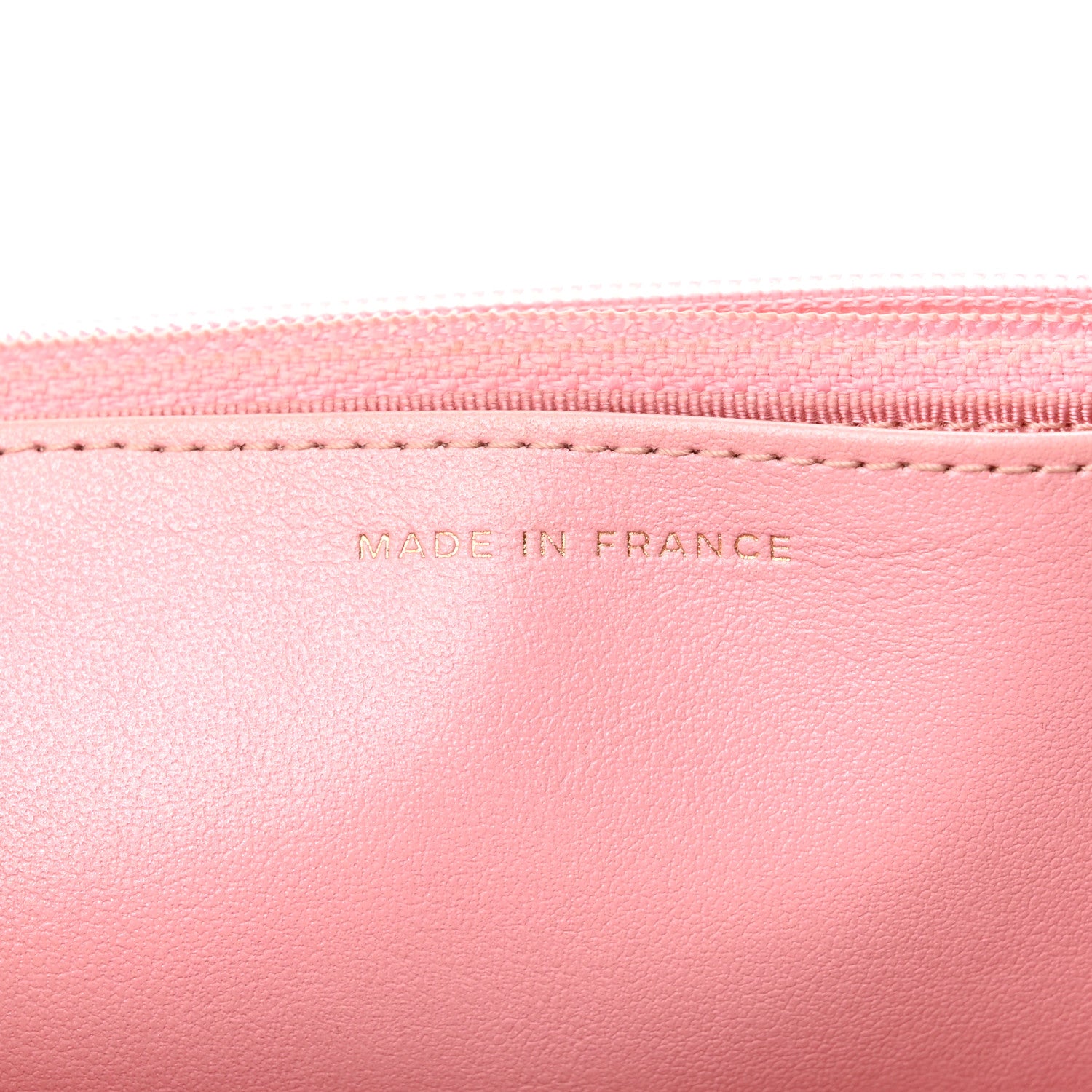Chanel Iridescent Caviar Quilted Wallet on Chain WOC Rose Pink 7 of 12