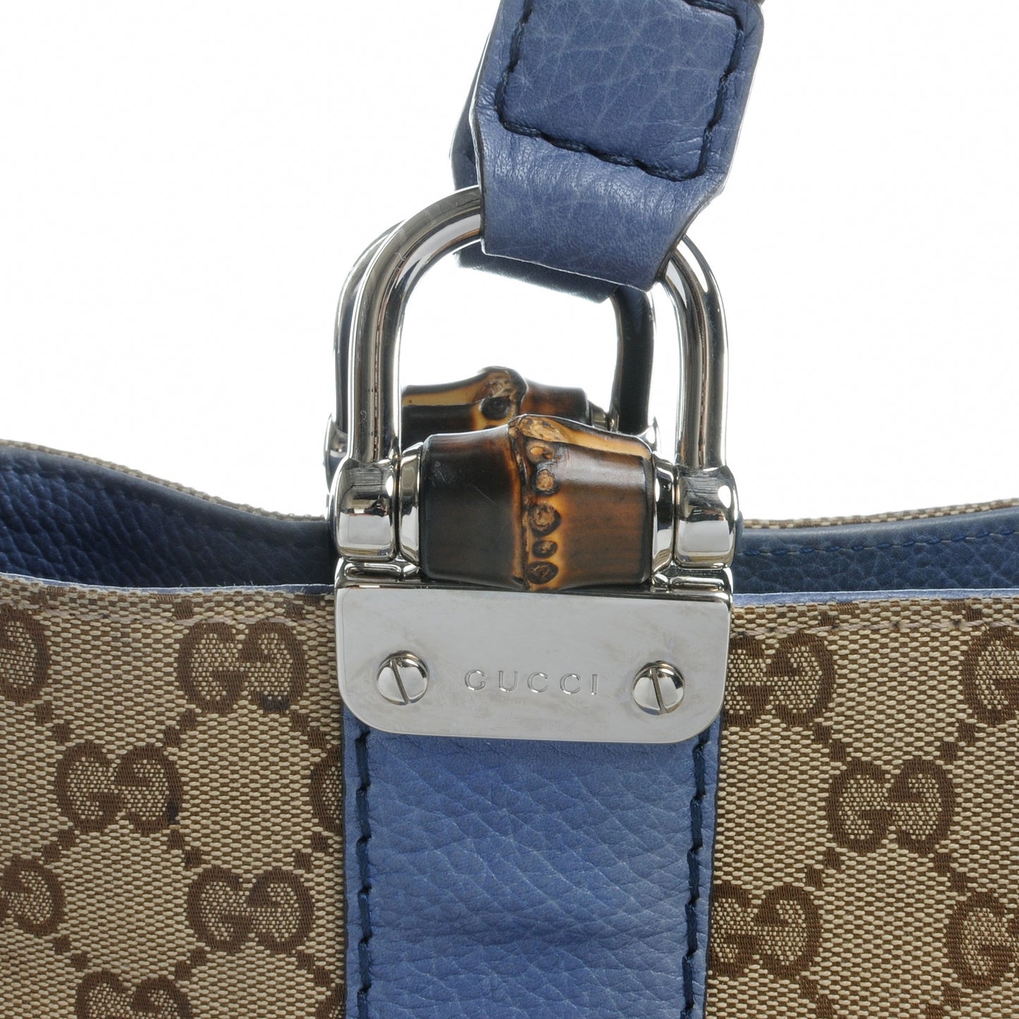 Monogram Bamboo Bar Medium Tote