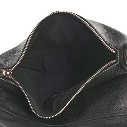 Christian Dior Alex Foxton Grained Calfskin Logo Saddle Messenger Bag Black 4 of 10