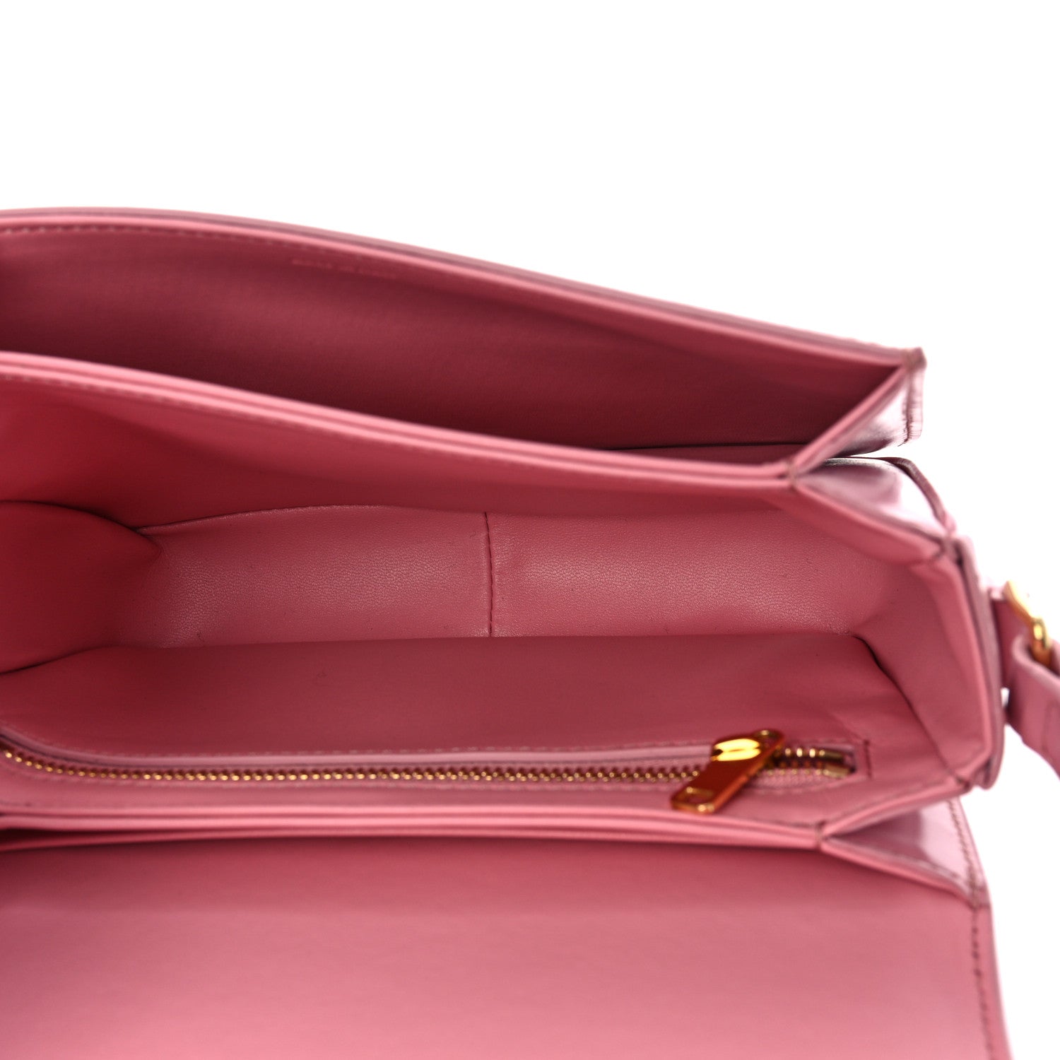 Celine Shiny Calfskin Teen Triomphe Rose 5 of 13