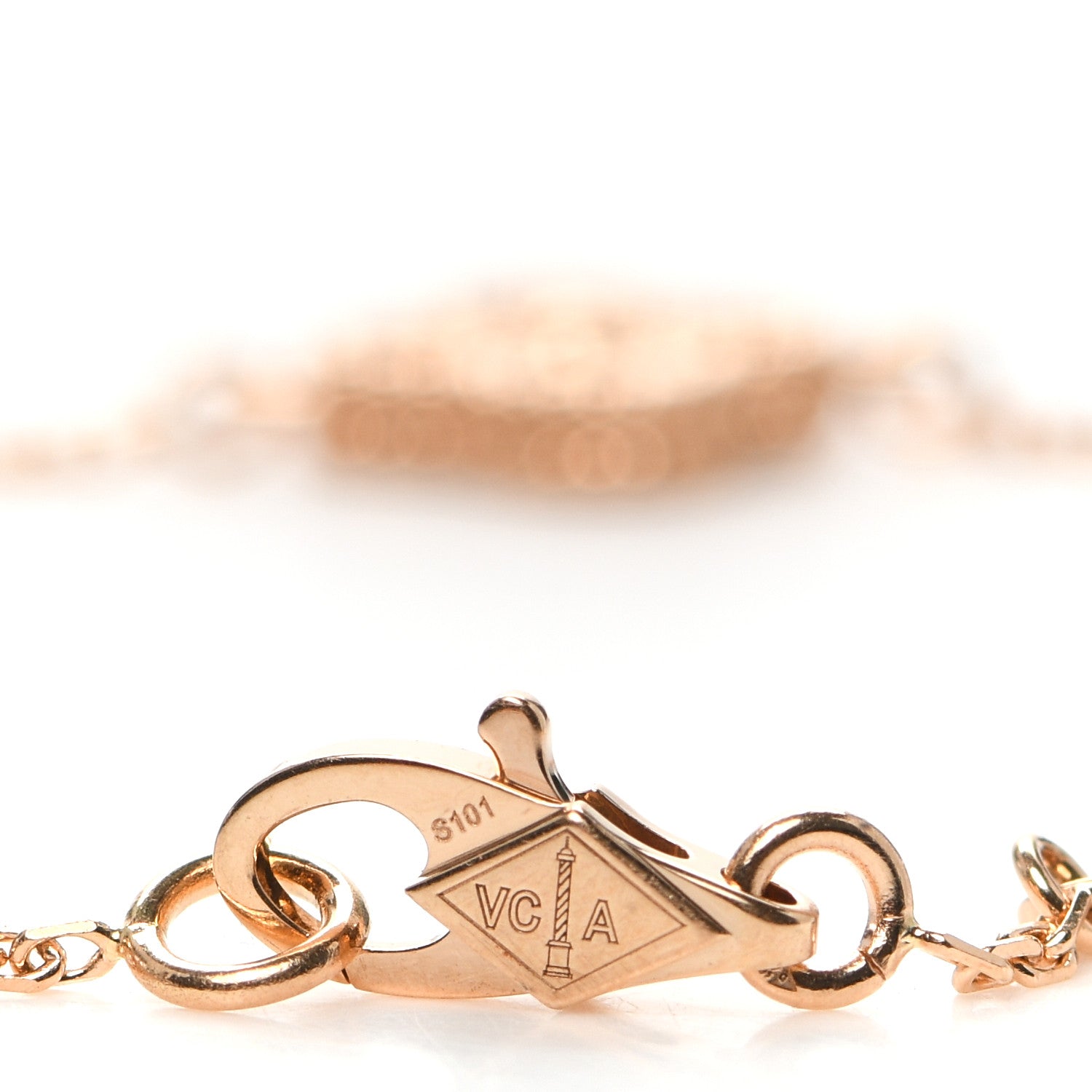 Van Cleef & Arpels 18K Rose Gold Sweet Alhambra Bracelet 4 of 6