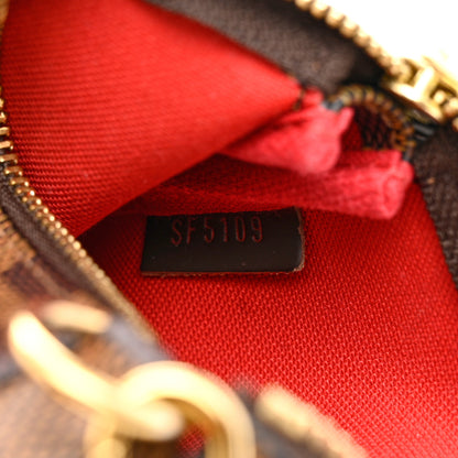 Louis Vuitton Damier Ebene Mini Pochette Accessories 7 of 9