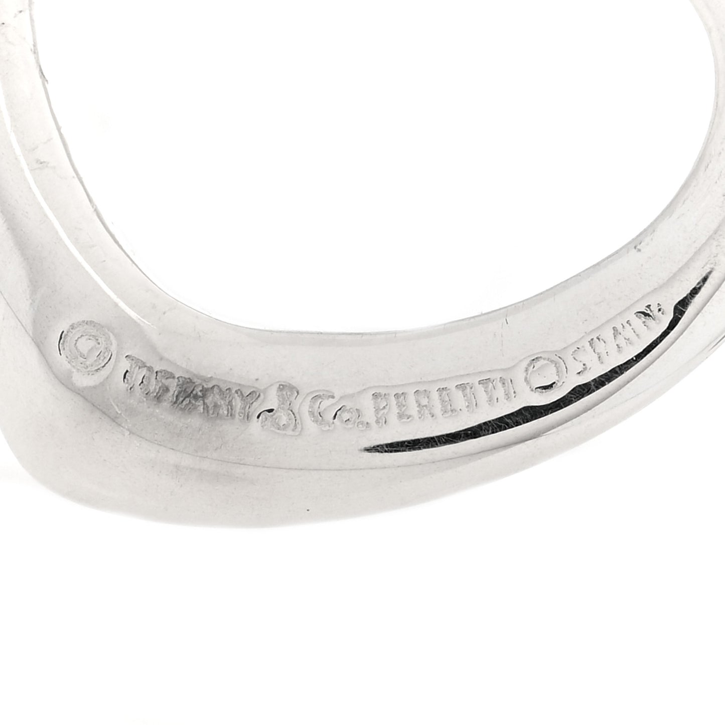 Sterling Silver Elsa Peretti 22mm Open Heart Pendant