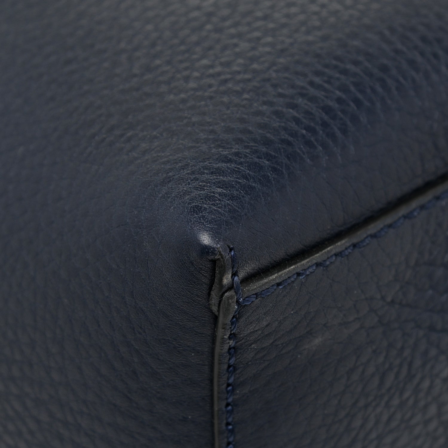 Valentino Garavani Grained Calfskin Rockstud Shoulder Tote Marine 13 of 15