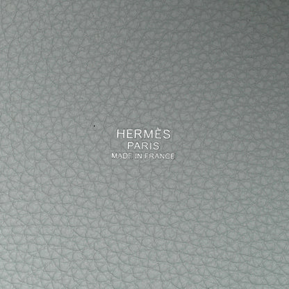 Hermes Taurillon Clemence Picotin Lock 22 MM Bleu Pale 6 of 11