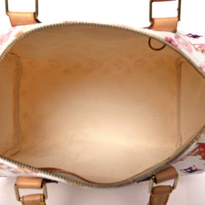Louis Vuitton Watercolor Aquarelle Speedy 35 White 5 of 17