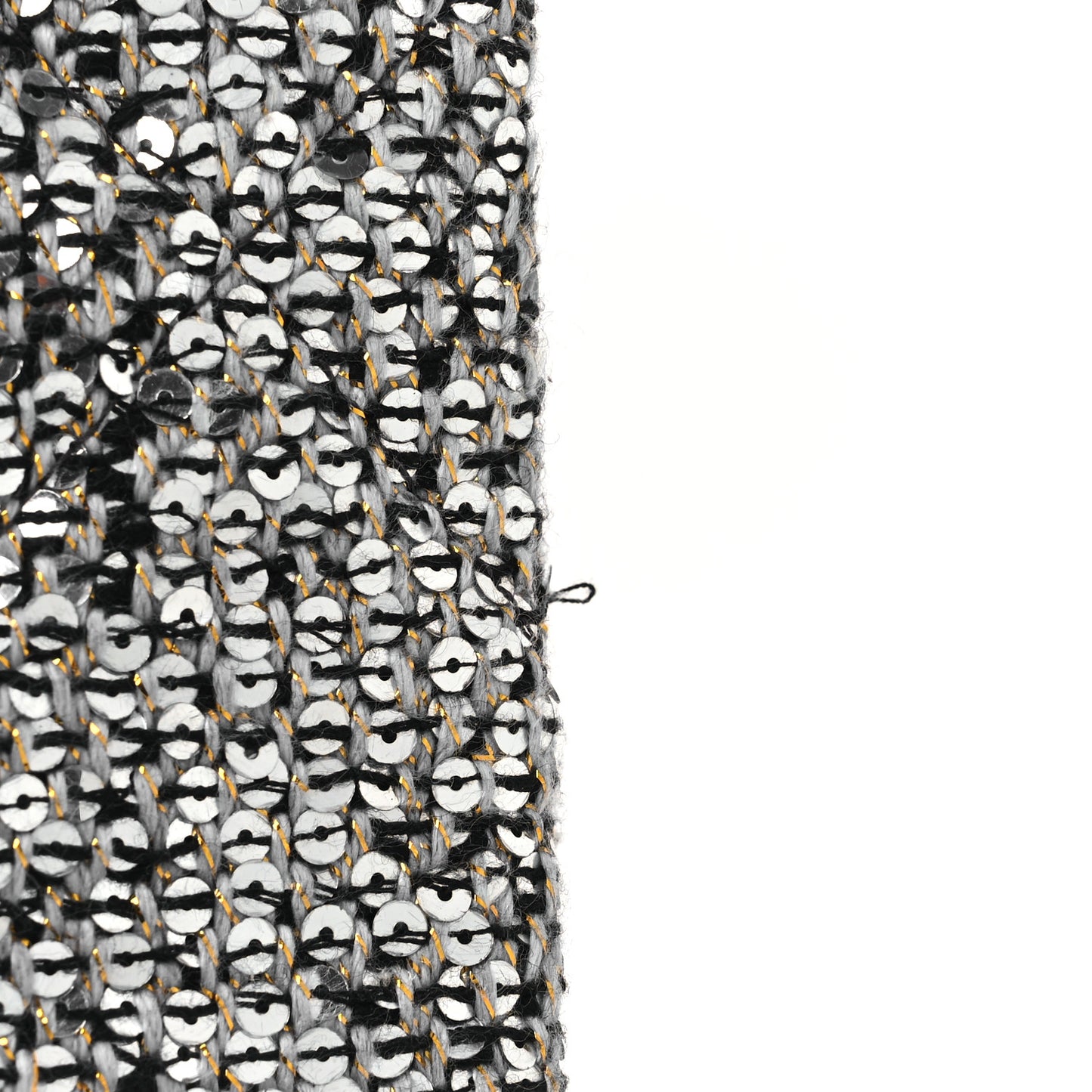 Sequins Medium 19 Pouch Silver
