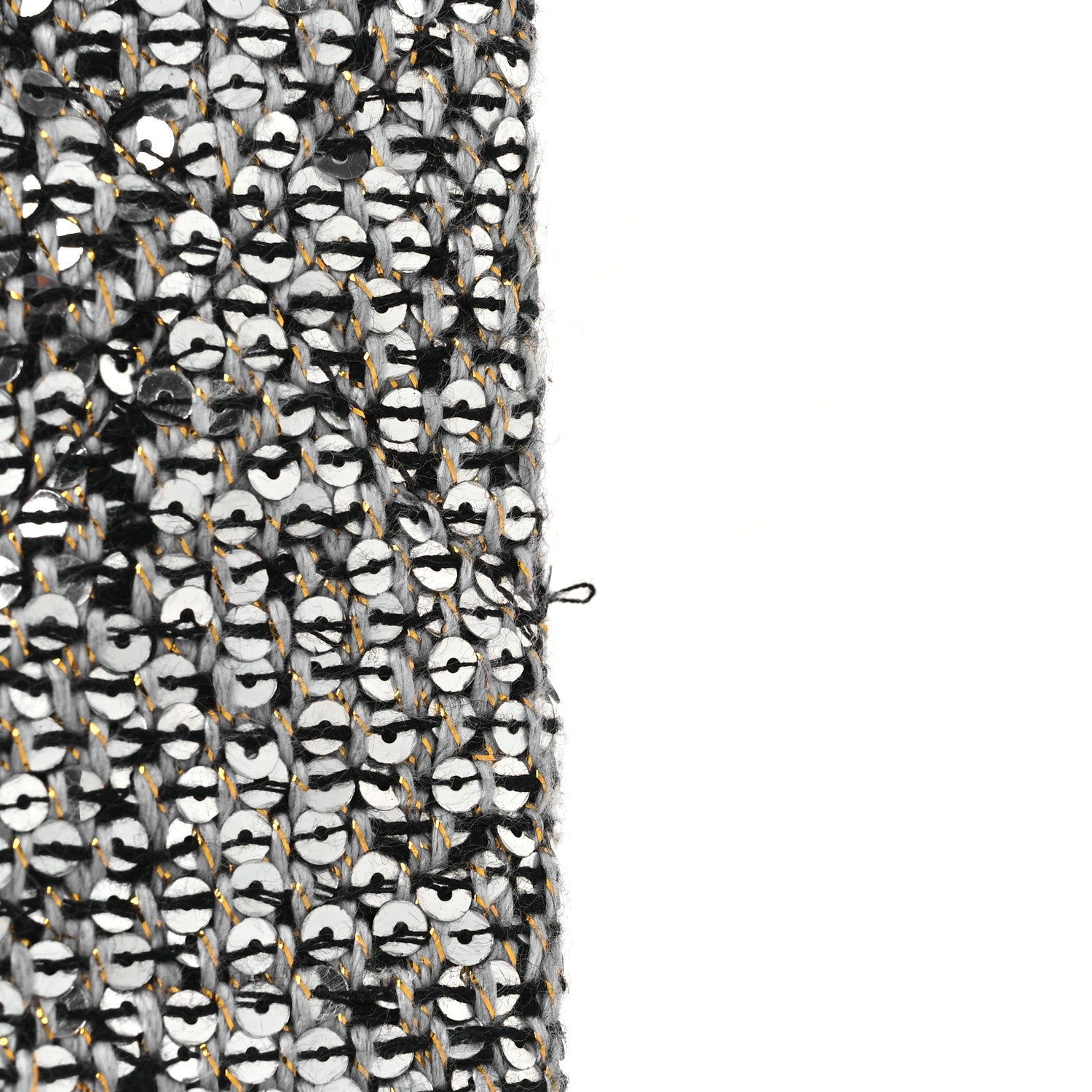 Chanel Sequins Medium 19 Pouch Silver 12 of 13
