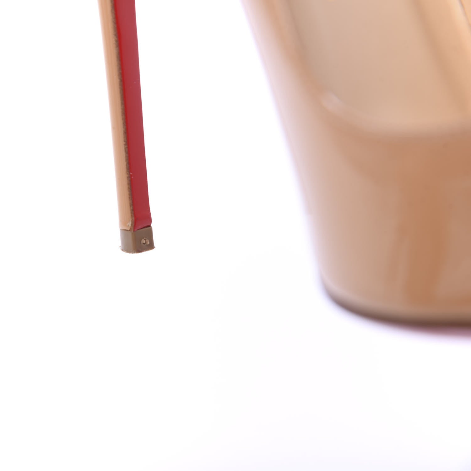 Christian Louboutin Patent So Kate 120 Pumps 36.5 Nude 9 of 9