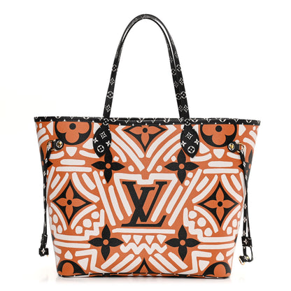 Louis Vuitton Monogram Giant Crafty Neverfull MM Creme Caramel 3 of 11