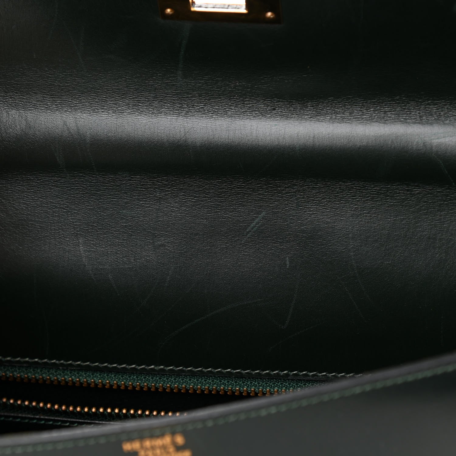 Hermes Box Kelly Retourne 32 Vert Fonce 14 of 25