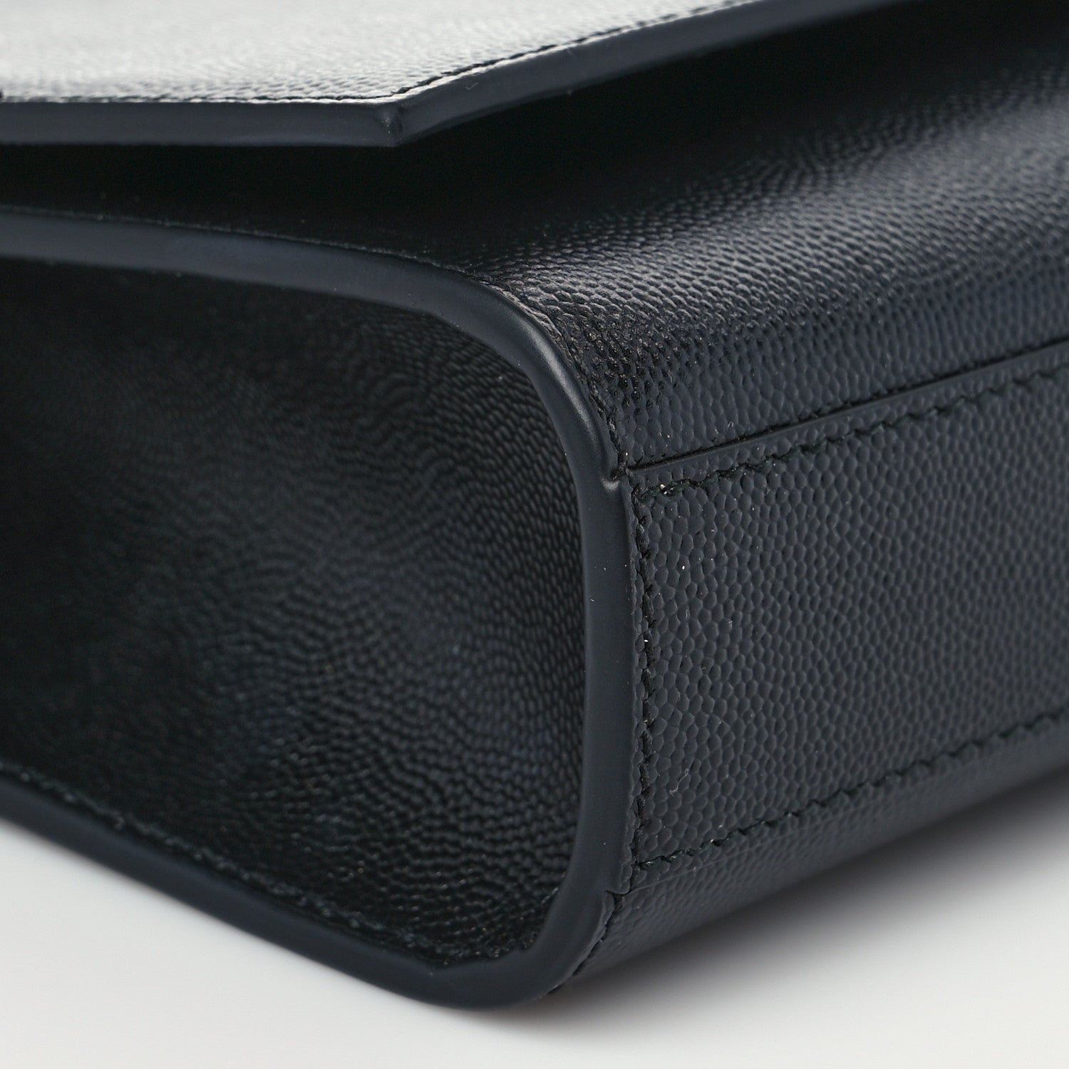 Saint Laurent Grain De Poudre Medium Classic Monogram Kate Satchel Black 7 of 8