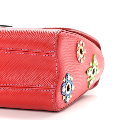 Louis Vuitton Epi Mechanical Flowers Twist Shoulder Bag MM Coquelicot 8 of 9