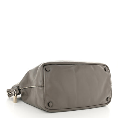 Prada City Calf Small Hand Stitched Zip Tote Calce 4 of 16