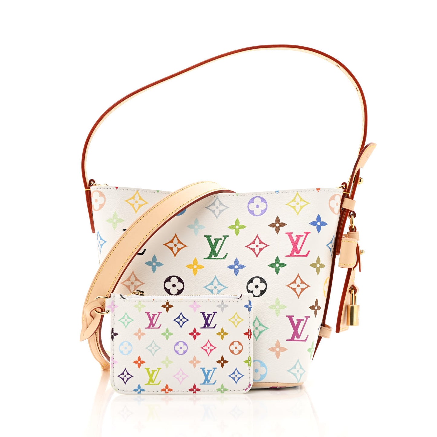 LV X TM Monogram Multicolor All In BB White