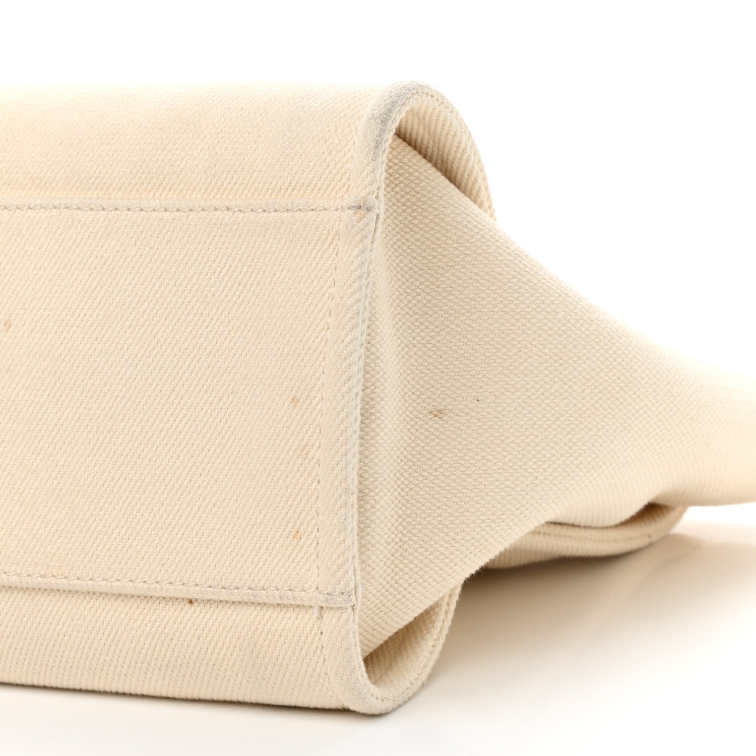 Chanel Canvas Pearl Medium Deauville Tote Ecru Beige 11 of 11