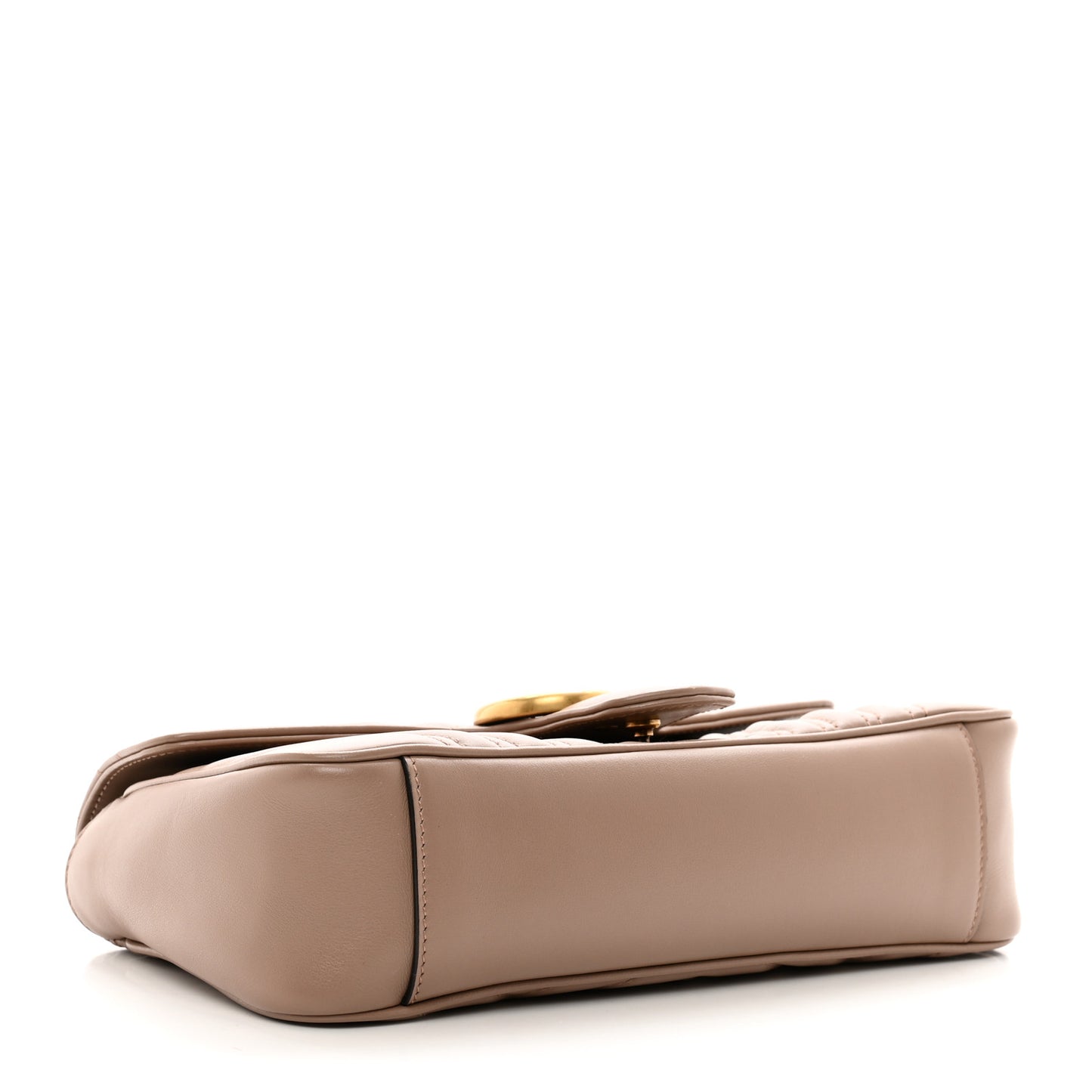 Calfskin Matelasse Small GG Marmont Shoulder Bag Porcelain Rose