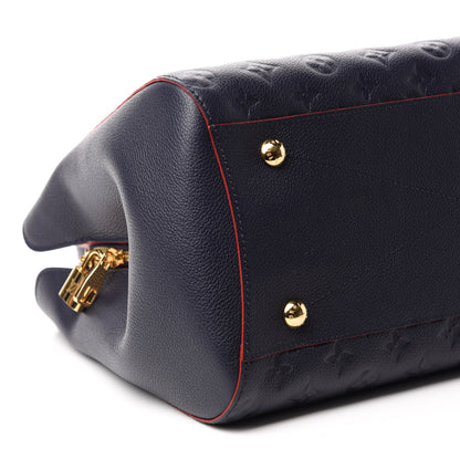 Louis Vuitton Empreinte Montaigne GM Marine Rouge 6 of 10