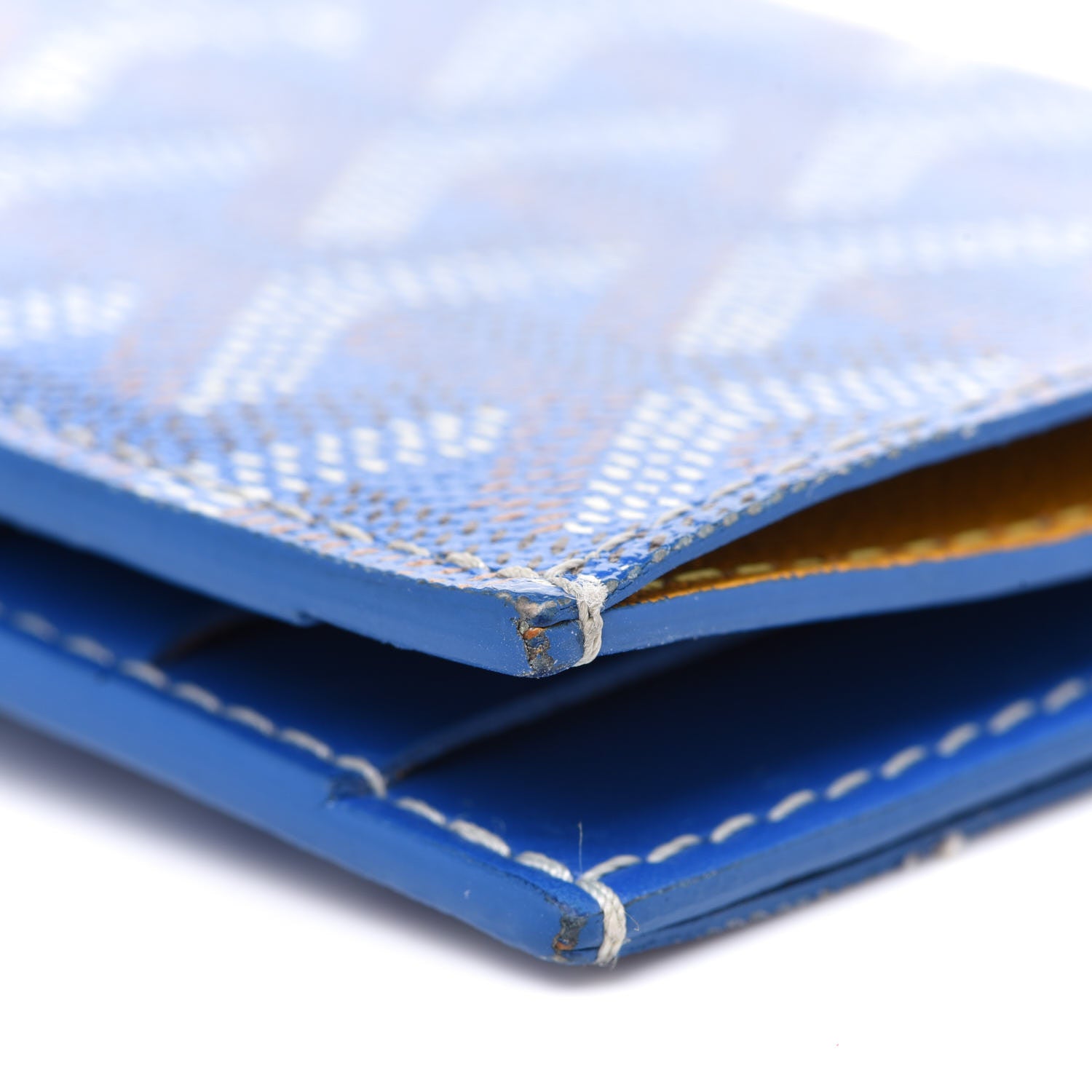 Goyard Goyardine Saint Pierre Card Holder Blue 9 of 12