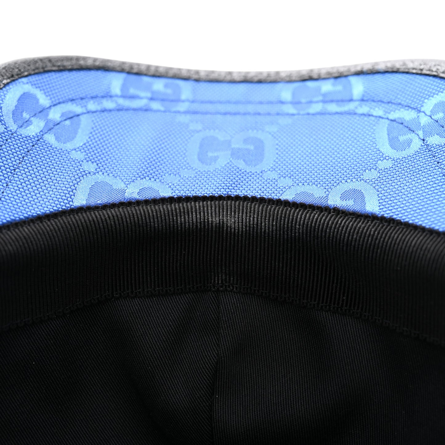 Econyl Nylon Monogram Off The Grid Baseball Hat L Orient Blue Black