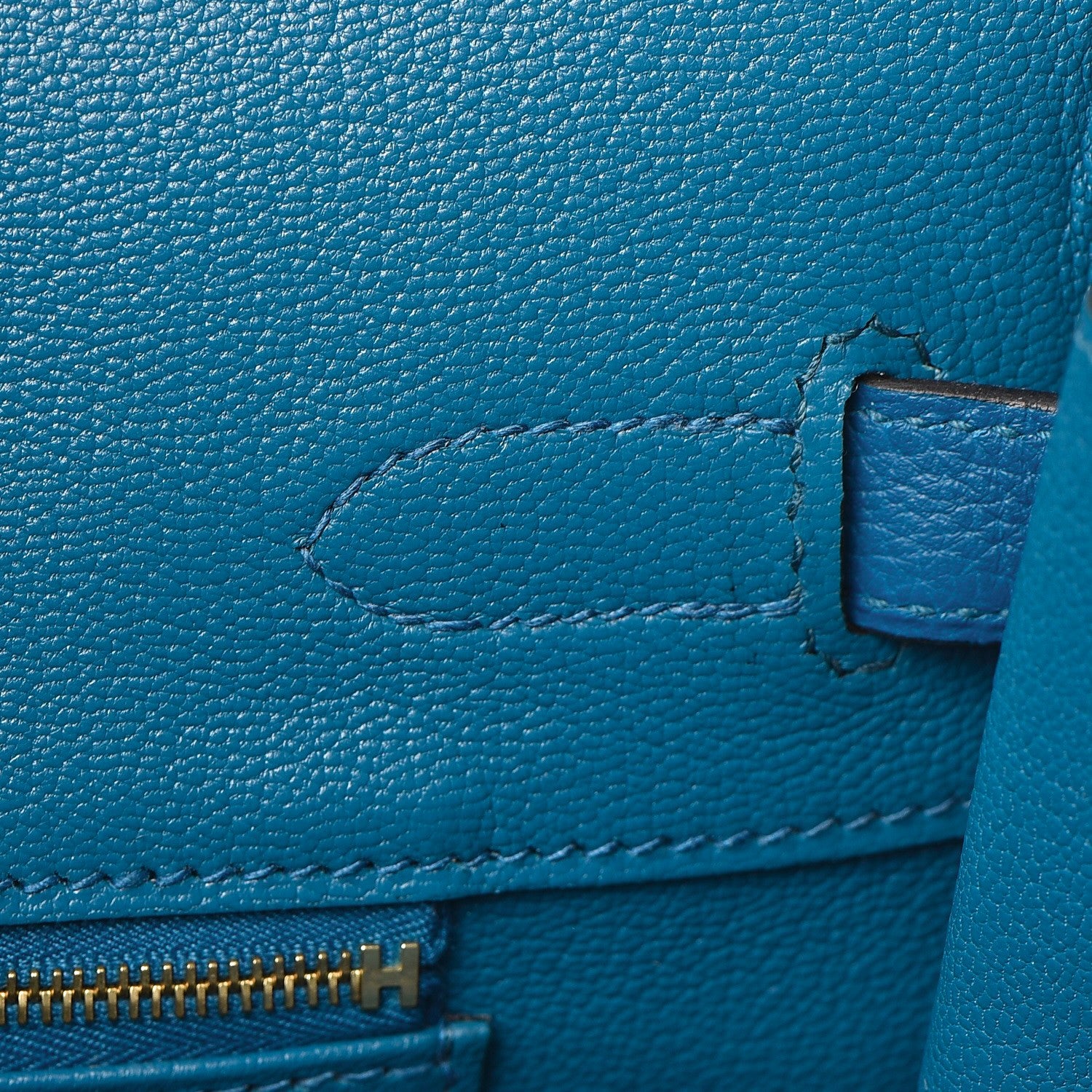 Hermes Togo Birkin 35 Bleu de Galice 16 of 31