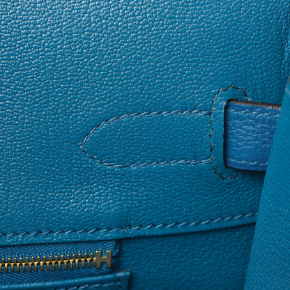 Hermes Togo Birkin 35 Bleu de Galice 16 of 31