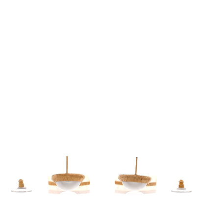 Chanel Pearl CC Tags Drop Earrings Gold 3 of 5