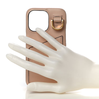 Fendi Nappa Logo Card Holder iPhone 13 Case Light Rose 2 of 12