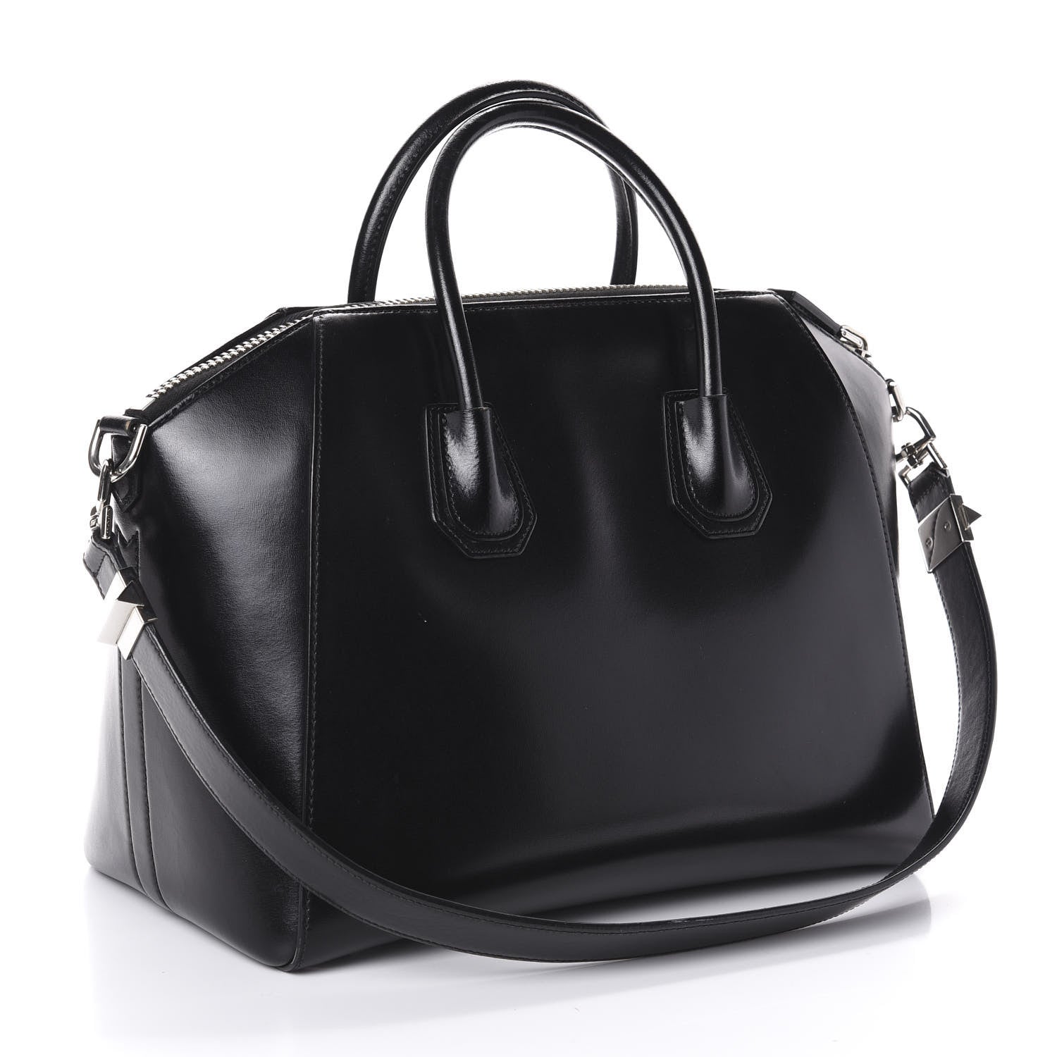 Givenchy Shiny Lord Calfskin Medium Antigona Black 4 of 10