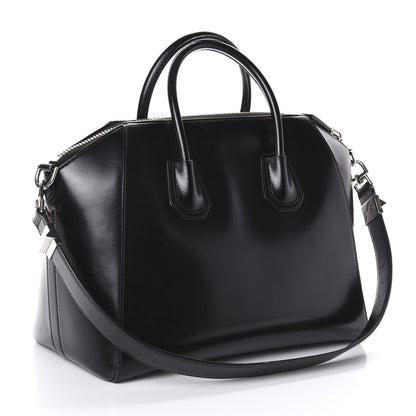 Givenchy Shiny Lord Calfskin Medium Antigona Black 4 of 10